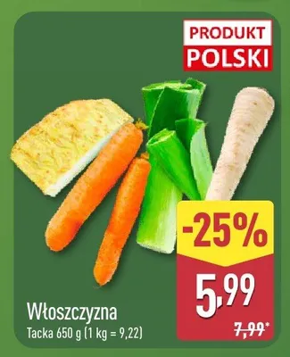 Włoszczyzna promocja w Aldi