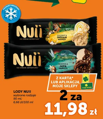 Lody Nuii Coconut & Indian Mango promocja w Groszek