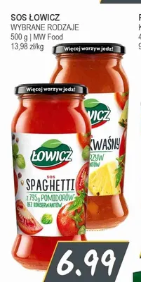 Sos spaghetti Łowicz promocja w Słoneczko