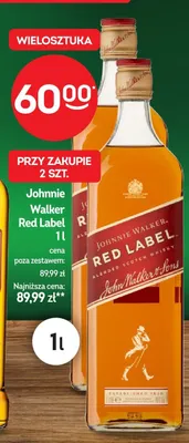 Whisky Johnnie Walker Red Label promocja w Żabka
