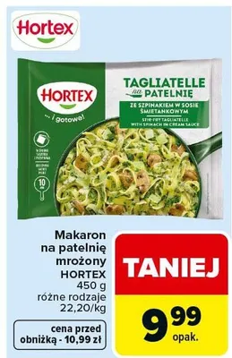 Makaron na patelnię mrożony promocja w Carrefour Market
