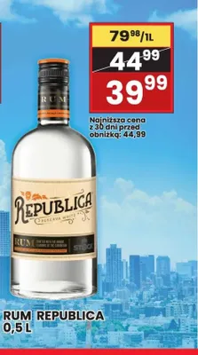 Rum Republica Reserva White promocja w Wafelek