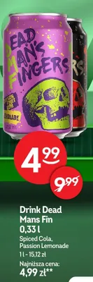 Drink Dead Man's Fingers Spiced Cola promocja w Żabka