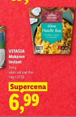 Makaron instant pad thai Vitasia promocja w Lidl