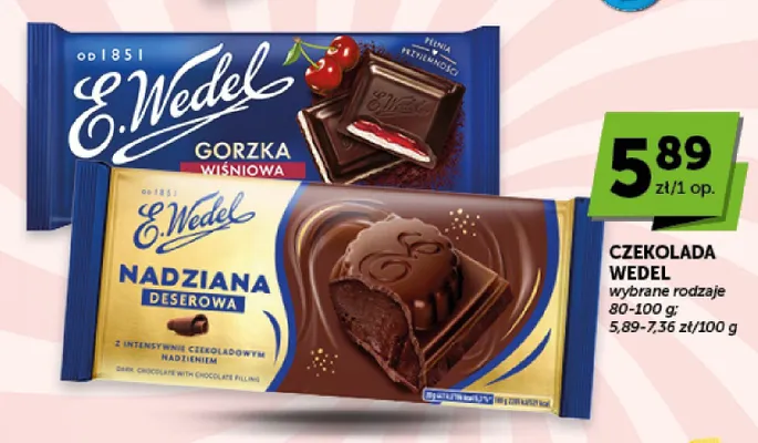 Czekolada E.Wedel Nadziana Deserowa promocja w Groszek