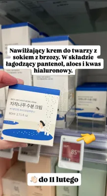 Krem do twarzy nawilżający z sokiem z brzozy Birch Juice Moisturizing Cream promocja w Rossmann