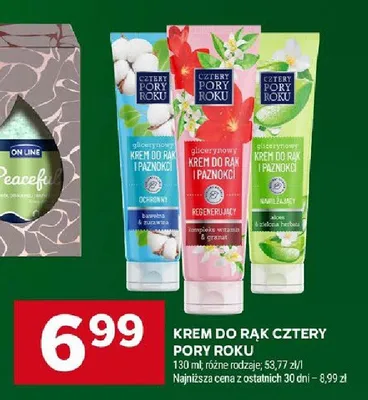 Krem do rąk cztery pory roku promocja w Stokrotka