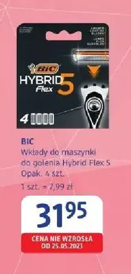 Wkłady do maszynki do golenia Hybrid Flex 5 BIC promocja w Drogerie DM