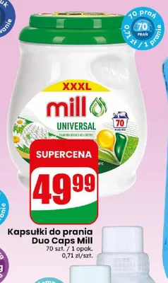 Kapsułki do prania Duo Caps Mill promocja w Dino
