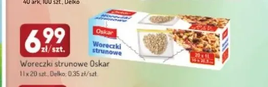 Woreczki strunowe Oskar promocja w Avita