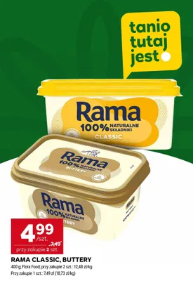 Margaryna Rama Classic promocja w Stokrotka
