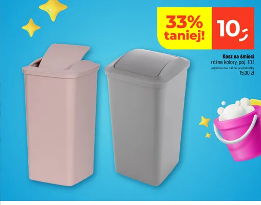 Kosz na śmieci 10 l promocja w Dealz