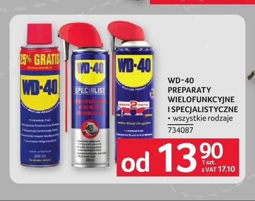 Preparat wielofunkcyjny WD-40 promocja w Selgros