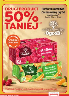 Herbatka owocowa Zaczarowany Ogród malina promocja w POLOmarket