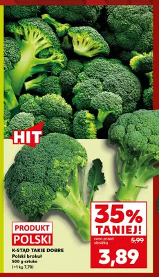 Brokuł polski K-Stąd Takie Dobre promocja w Kaufland