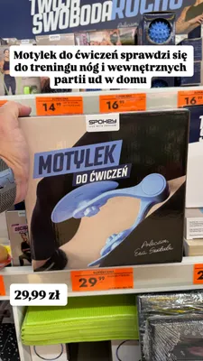 Motylek do ćwiczeń Spokey promocja w Biedronka