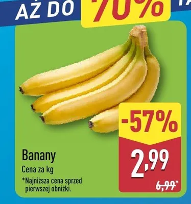 Banany promocja w Aldi