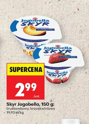 Skyr Jogobella truskawkowy 150g promocja w Biedronka