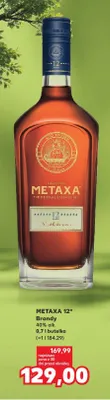 Brandy Metaxa 12* promocja w Kaufland
