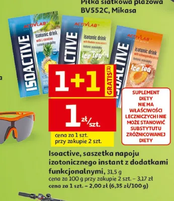Napój izotoniczny instant Isoactive Activlab promocja w Auchan