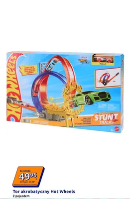 Tor akrobatyczny Hot Wheels Stunt Tracks z pojazdem promocja w Action