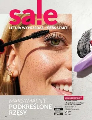 Pogrubiająco-rozdzielający tusz do rzęs Avon Fan-Omenal Blackest Black promocja w AVON
