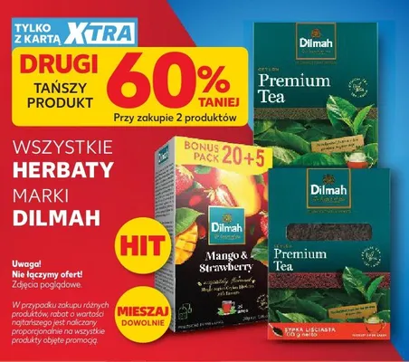 Herbaty marki Dilmah promocja w Kaufland