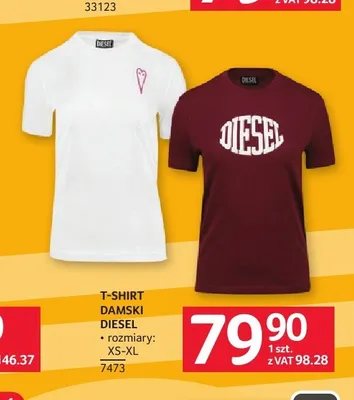 T-shirt damski Diesel promocja w Selgros