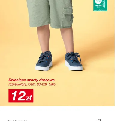 Dziecięce szorty dresowe rozm. 98-128 promocja w KiK