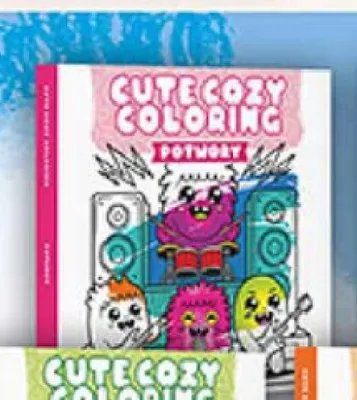 Książka do kolorowania Cute Cozy Coloring Potwory promocja w Biedronka
