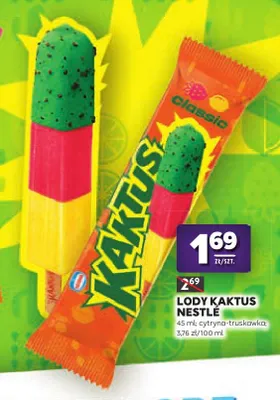 Lody Kaktus Nestlé promocja w Stokrotka