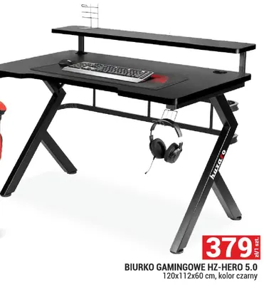 Biurko gamingowe Huzaro HZ-Hero 5,0 promocja w Merkury Market