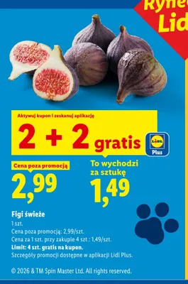 Figi świeże Rynek Lidla promocja w Lidl