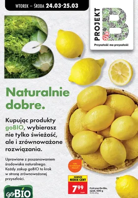 Cytryna Go Bio promocja w Biedronka