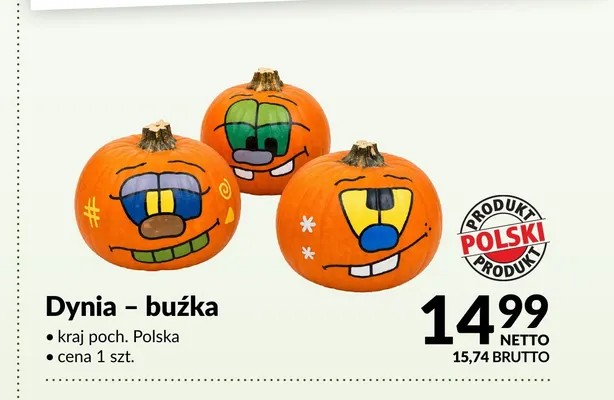Dynia buźka promocja w Makro