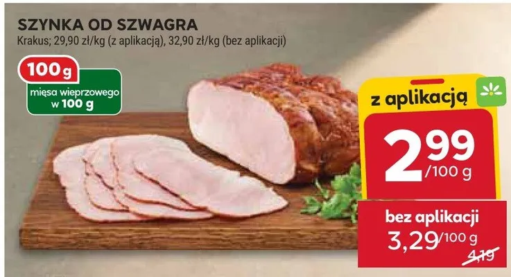Szynka od szwagra promocja w Stokrotka