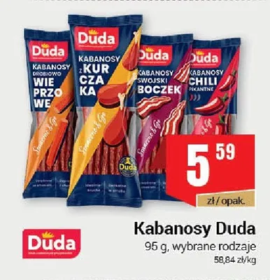 Kabanosy wieprzowe Duda promocja w Premium Nasz Sklep