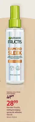Spray do włosów Garnier Fructis Diamond Sleek nabłyszczający promocja w Rossmann