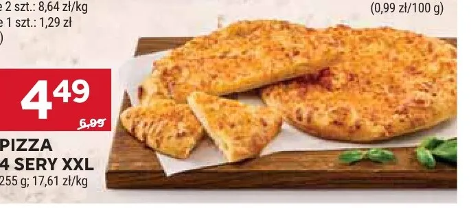Pizza 4 sery XXL promocja w Stokrotka