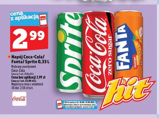 Napój Fanta Orange promocja w TOPAZ