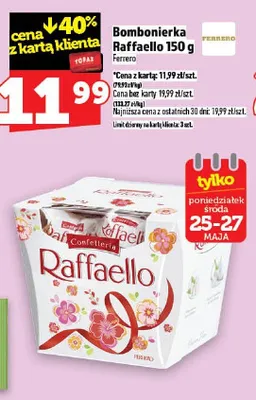 Bombonierka Raffaello promocja w TOPAZ