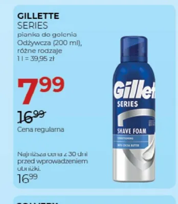 Pianka do golenia Gillette Series promocja w Drogerie Jawa