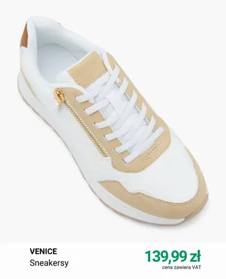 Sneakersy Venice promocja w Deichmann