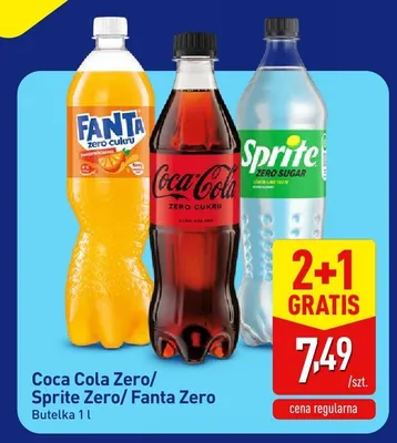 Napój gazowany Coca-Cola Zero promocja w Aldi