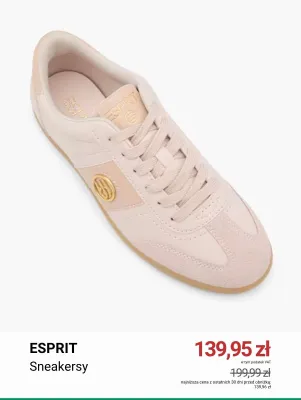 Sneakersy Esprit promocja w Deichmann