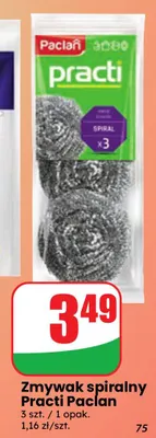 Zmywak spiralny Practi Paclan promocja w Dino
