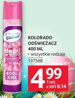 Odświeżacz powietrza KOLORADO ODŚWIEŻACZ 400 ML promocja w Selgros