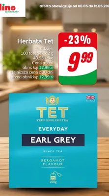 Herbata Tet Everyday Earl Grey czarna promocja w Dino