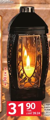 Lampion kapliczka Glamour Quatro bez wkładu promocja w Selgros