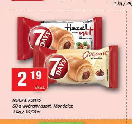 Rogal 7Days kakaowy promocja w Chorten